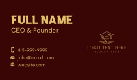 Gold University Graduate Business Card