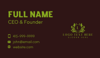  Eco Leaf Ornament Business Card