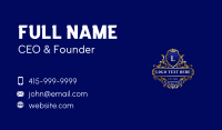 Luxury Shield Crown Business Card