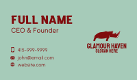 Wild Business Card example 2