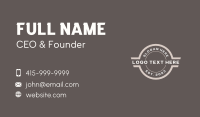 Cloth Business Card example 1