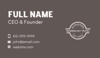 Athlete Business Card example 1