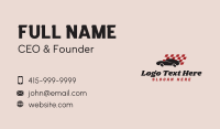 Automotive Race Car Business Card