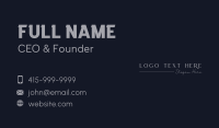 Premium Business Card example 2