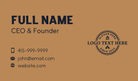 Tent Business Card example 2