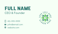 Green Compass Navigator Business Card