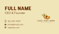 India Snack Dish Business Card Design