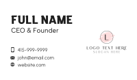 High End Business Card example 4