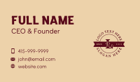 Classic Western Business Business Card Design