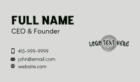 Tattoo Shop Business Card example 3