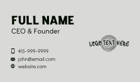 Graffiti Paint Art Business Card