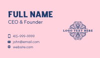 Organic Flower Garden Business Card Design