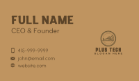 Handyman Wood Planer Business Card Design