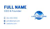 Pressure Wash Cleaning Maintenance Business Card Design