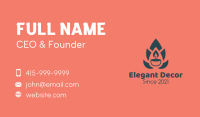 Candle Flame Business Card Image Preview