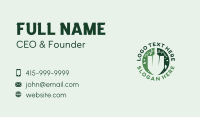 Lawn Shovel Gardening Business Card Design