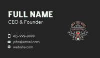 Razor Blade Barbershop Business Card Design