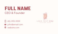 Nude Business Card example 4
