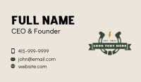 Cowboy Ranch Horseshoe Business Card