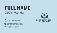 Abstract Car Tire  Business Card Design