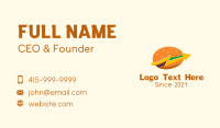 Express Burger Restaurant Business Card