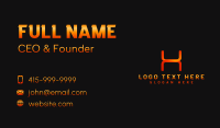 Startup Business Card example 4