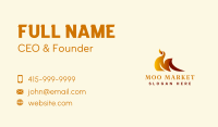 Flaming Hot Brand Letter M Business Card Image Preview