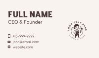 Carpenter Repair Hammer Business Card Design