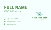 Environmental Earth Hat Business Card