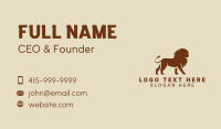 Lion Animal Company Business Card