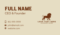 Lion Animal Company Business Card Design