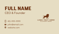 Lion Animal Company Business Card