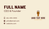 Sunshine Beer Glass Business Card