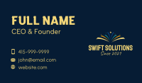 Starburst Business Card example 2
