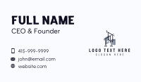 Construction Building Scaffolding Business Card