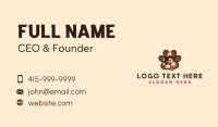 Puppy Dog Paw Business Card