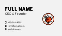 Basketball MVP Claw Business Card Design