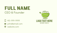 Organic Leaf Bowl  Business Card