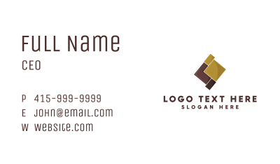 Tile Pattern Flooring Business Card Image Preview