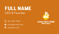 Island Sunset Resort  Business Card