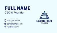 Minimalist Digital Pyramid Business Card Design