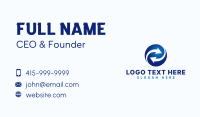 Telecommunication Business Card example 2