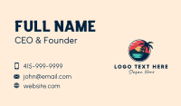 Beach Lagoon Island Business Card