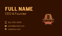 Royalty Academia Crown Business Card Design