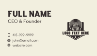 Acoustic Vinyl Record Business Card