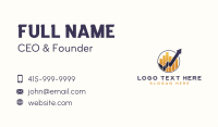 Financial Trading Graph Business Card