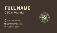 Carpentry Wooden Lumber Mill Business Card Design