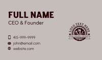 Wood Handyman Tools Business Card