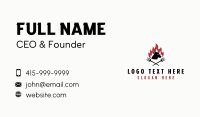 Beef Grill Barbecue Business Card Design