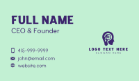 Tech Brain Cyber Circuit Business Card